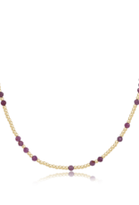 ENEWTON DESIGN Hope Unwritten Gemstone 15" Choker Necklace - Ruby/Gold