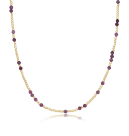 ENEWTON DESIGN Hope Unwritten Gemstone 15" Choker Necklace - Ruby/Gold