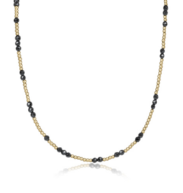 ENEWTON DESIGN Hope Unwritten Gemstone 15" Choker Necklace - Faceted Hematite/Gold