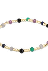ENEWTON DESIGN Classic Sincerity Pattern 3mm Bead Bracelet in Hot Mess FW24/Gold