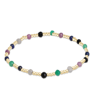 ENEWTON DESIGN Classic Sincerity Pattern 3mm Bead Bracelet - Hot Mess Fall & Winter/Gold