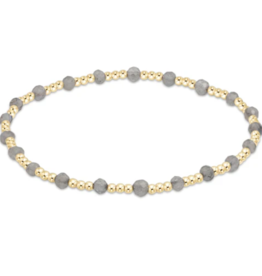ENEWTON DESIGN Classic Sincerity Pattern 2mm Bead Bracelet in Labradorite/Gold