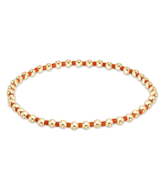 ENEWTON DESIGN Hope Grateful Bracelet - Bright Orange/Gold