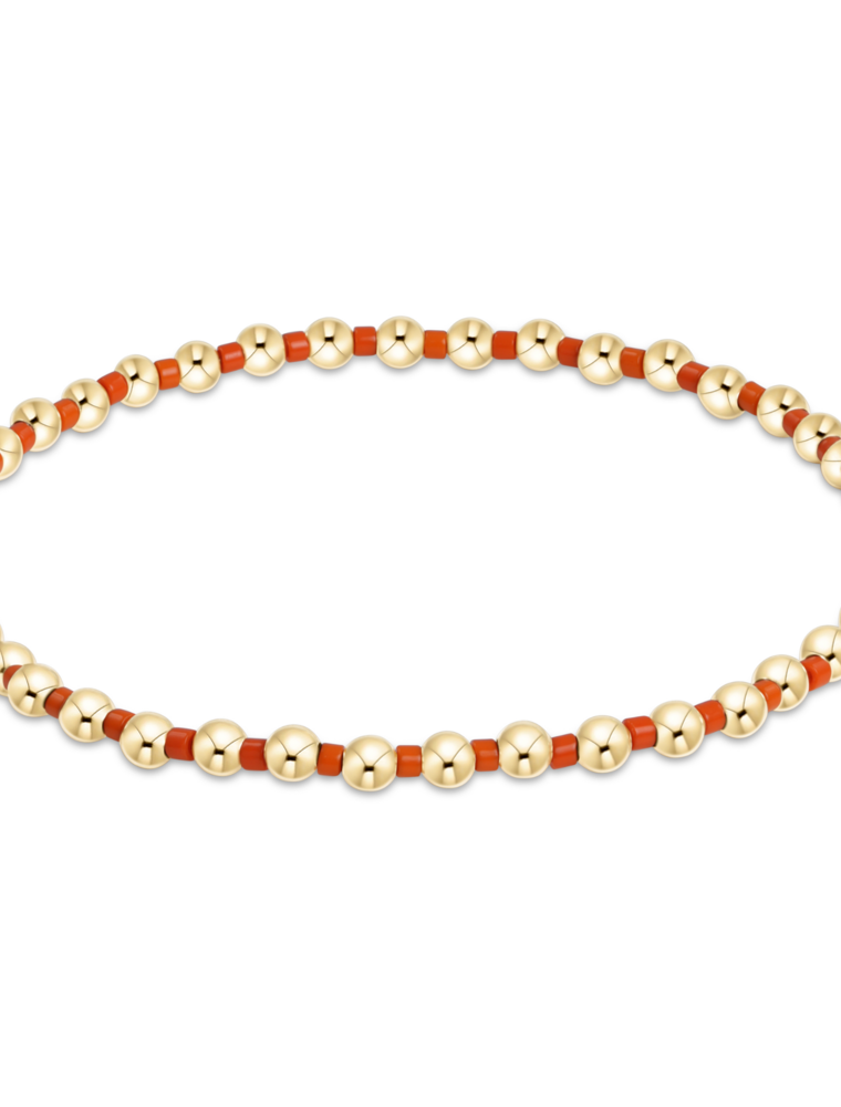 ENEWTON DESIGN Hope Grateful Bracelet - Bright Orange/Gold