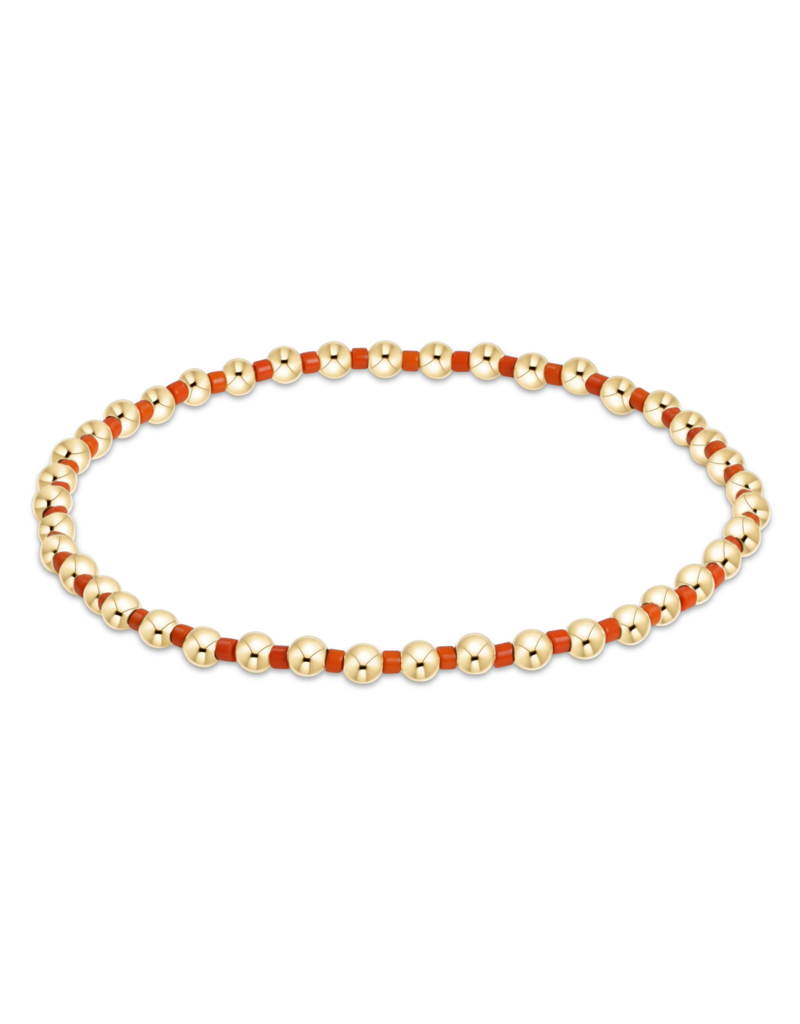 ENEWTON DESIGN Hope Grateful Bracelet - Bright Orange/Gold