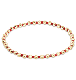 ENEWTON DESIGN Hope Grateful Bracelet - Bright Red/Gold