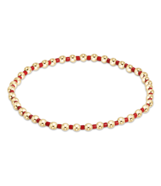 ENEWTON DESIGN Hope Grateful Bracelet - Bright Red/Gold