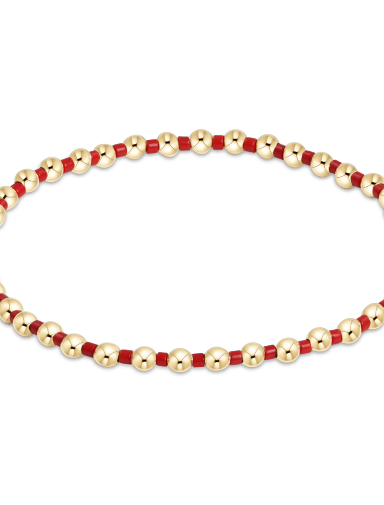 ENEWTON DESIGN Hope Grateful Bracelet - Bright Red/Gold