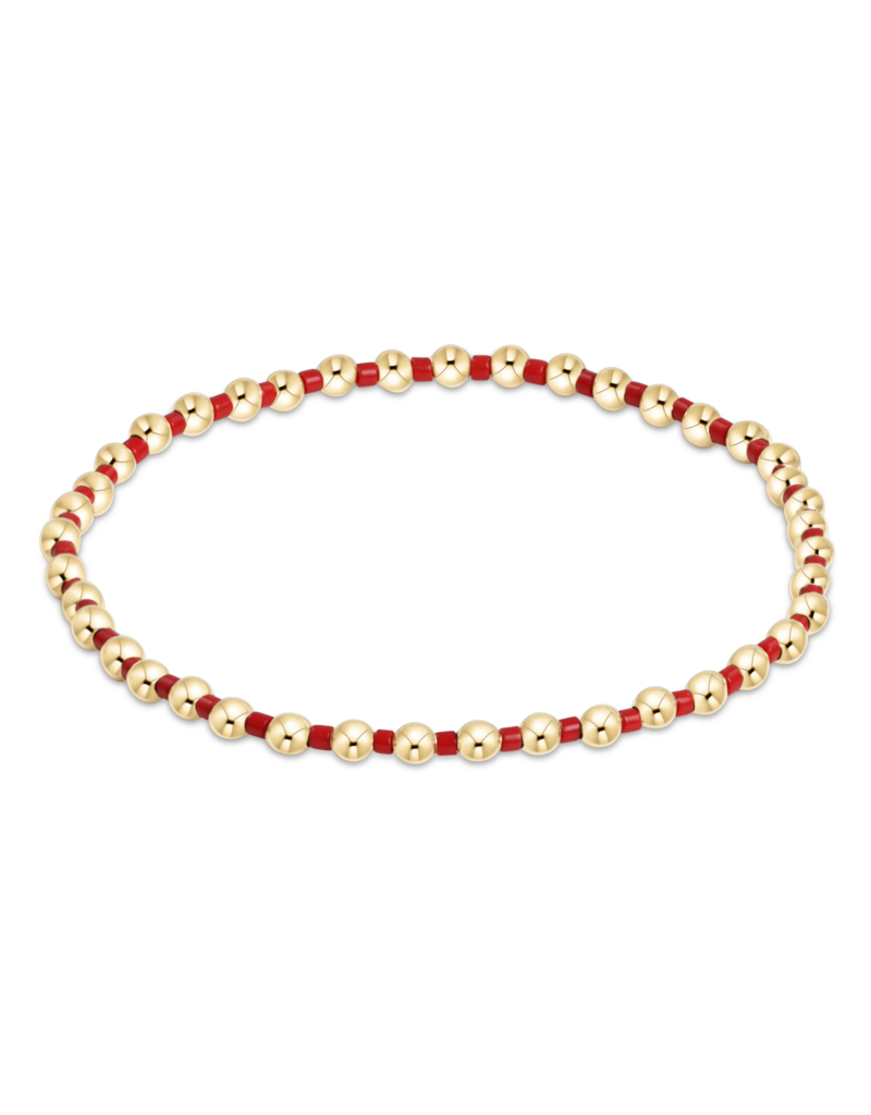 ENEWTON DESIGN Hope Grateful Bracelet - Bright Red/Gold