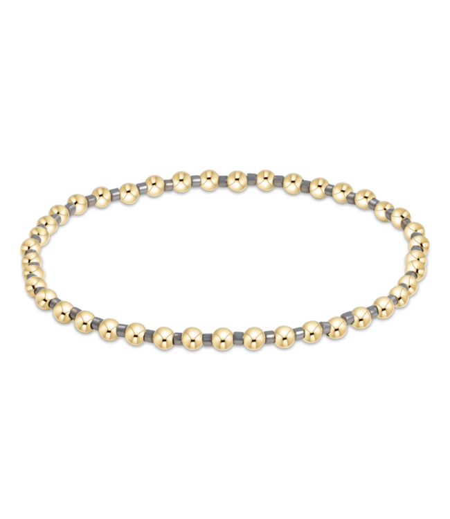 Hope Grateful Bracelet - Metallic Oyster/Gold