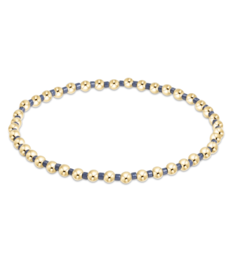 ENEWTON DESIGN Hope Grateful Bracelet - Slate Blue/Gold