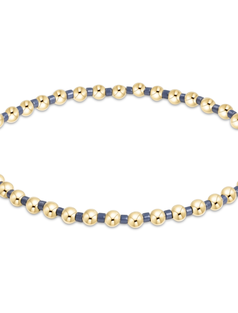 ENEWTON DESIGN Hope Grateful Bracelet - Slate Blue/Gold