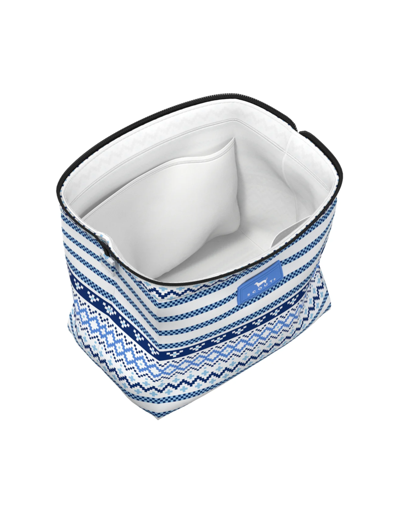 SCOUT Little Big Mouth Makeup Bag in Knit Happens