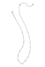 KENDRA SCOTT DESIGN Haven Silver Strand Necklace in Pink Enamel KENDRA SCOTT DESIGN Haven Silver Strand Necklace in Pink Enamel