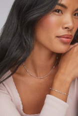 KENDRA SCOTT DESIGN Haven Silver Strand Necklace in Pink Enamel KENDRA SCOTT DESIGN Haven Silver Strand Necklace in Pink Enamel