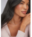 Haven Silver Strand Necklace in Pink Enamel