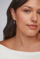 KENDRA SCOTT DESIGN Juliette Silver Pendant Necklace in Rose Quartz KENDRA SCOTT DESIGN Juliette Silver Pendant Necklace in Rose Quartz