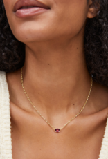 KENDRA SCOTT DESIGN Cailin Gold Pendant Necklace in Purple Crystal KENDRA SCOTT DESIGN Cailin Gold Pendant Necklace in Purple Crystal