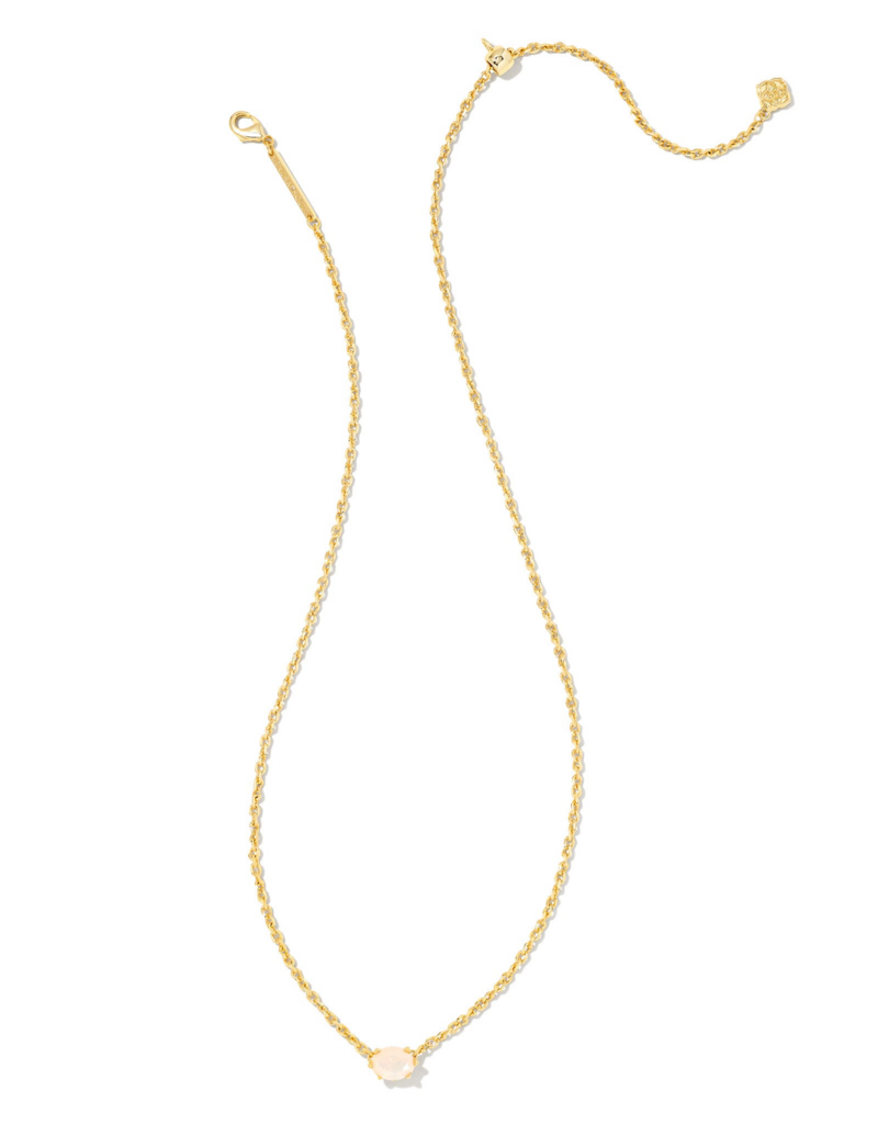 KENDRA SCOTT DESIGN Cailin Gold Pendant Necklace in Champagne Opal Crystal