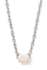 KENDRA SCOTT DESIGN Cailin Silver Pendant Necklace in Champagne Opal Crystal