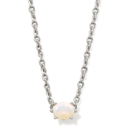 KENDRA SCOTT DESIGN Cailin Silver Pendant Necklace in Champagne Opal Crystal