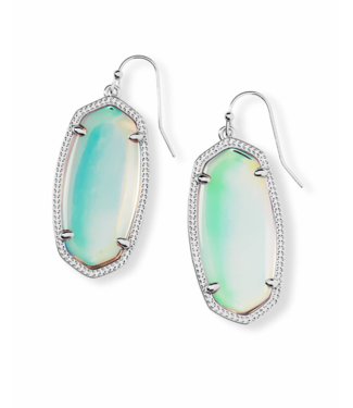 KENDRA SCOTT DESIGN Elle Silver Drop Earrings in Dichroic Glass