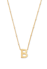 KENDRA SCOTT DESIGN Letter B Pendant Necklace in Gold
