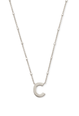 KENDRA SCOTT DESIGN Letter C Pendant Necklace in Silver