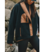 Hit The Slopes Shawl Jacket in Black