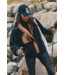 Hit The Slopes Shawl Jacket in Black