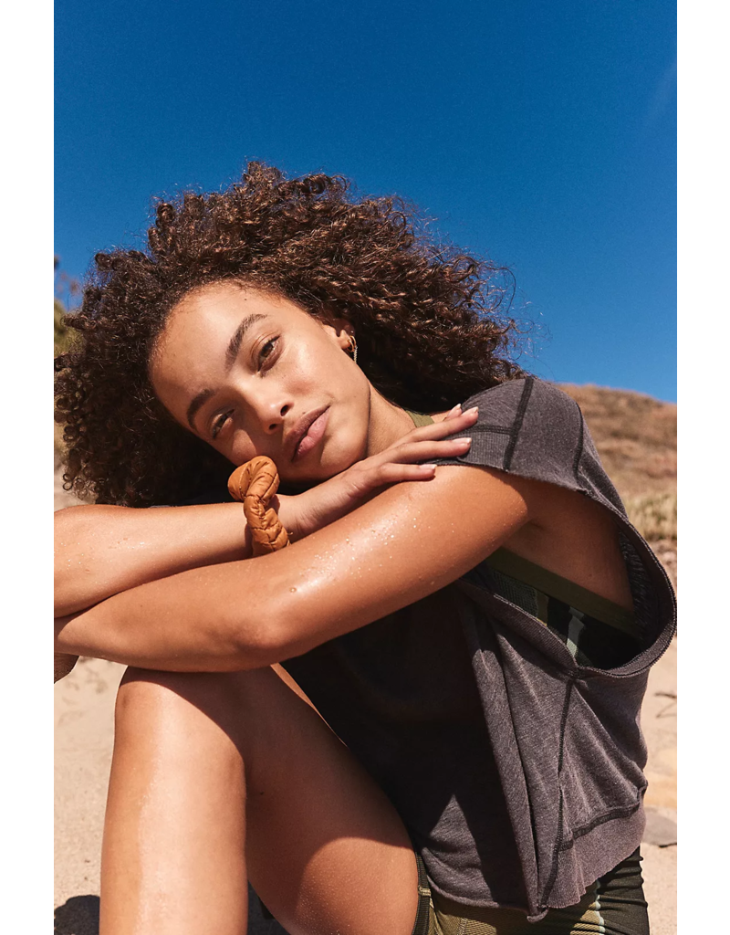 FREE PEOPLE MOVEMENT My Time Tee in Black