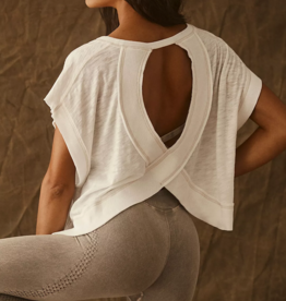 FREE PEOPLE MOVEMENT My Time Tee in White