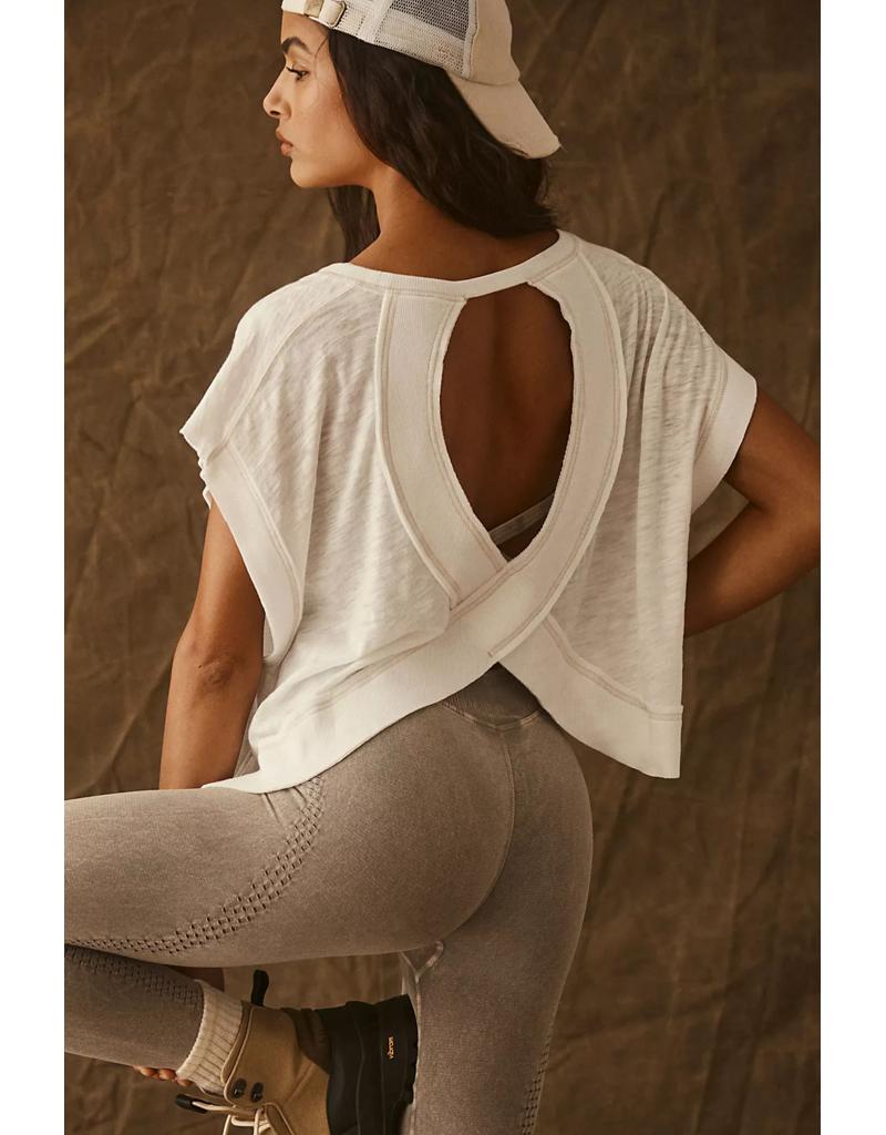 FREE PEOPLE MOVEMENT My Time Tee in White