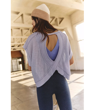 FREE PEOPLE MOVEMENT My Time Tee in Steel
