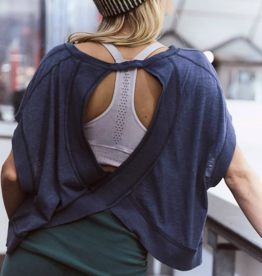 FREE PEOPLE MOVEMENT My Time Tee in Skyline
