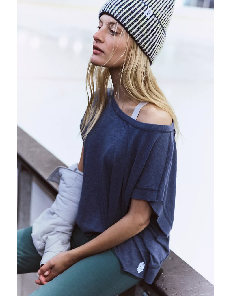 FREE PEOPLE MOVEMENT My Time Tee in Skyline