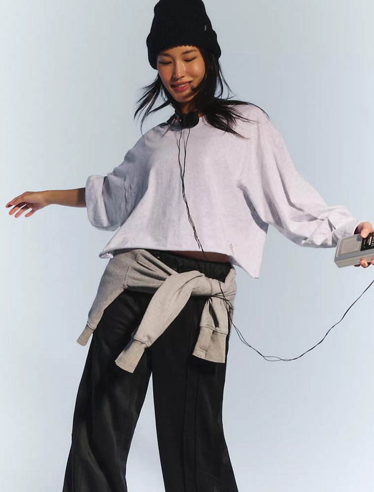 FREE PEOPLE MOVEMENT Inspire Layer in Heather Grey