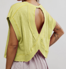 FREE PEOPLE MOVEMENT My Time Tee in Sour Citrus