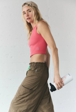 FREE PEOPLE MOVEMENT Free Throw Muscle Tank in Hibiscus
