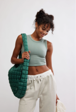 FREE PEOPLE MOVEMENT Free Throw Muscle Tank in Sage Stone