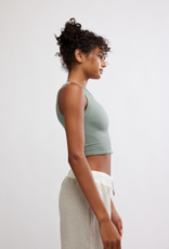 FREE PEOPLE MOVEMENT Free Throw Muscle Tank in Sage Stone