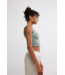 Free Throw Muscle Tank in Sage Stone