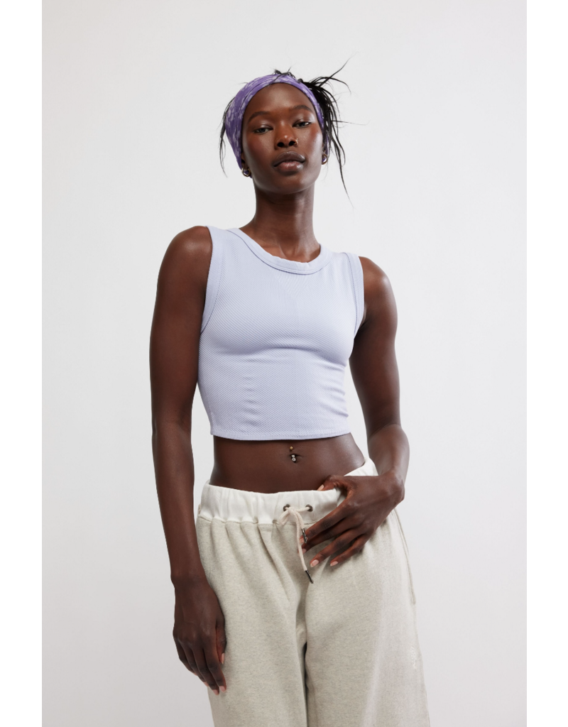 FREE PEOPLE MOVEMENT Free Throw Muscle Tank in Steel