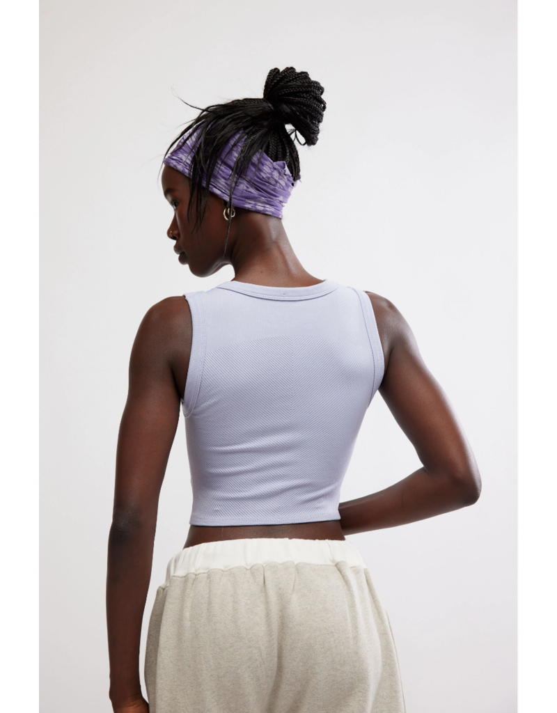 FREE PEOPLE MOVEMENT Free Throw Muscle Tank in Steel