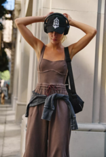 FREE PEOPLE MOVEMENT Inbound Onesie in Dark Espresso