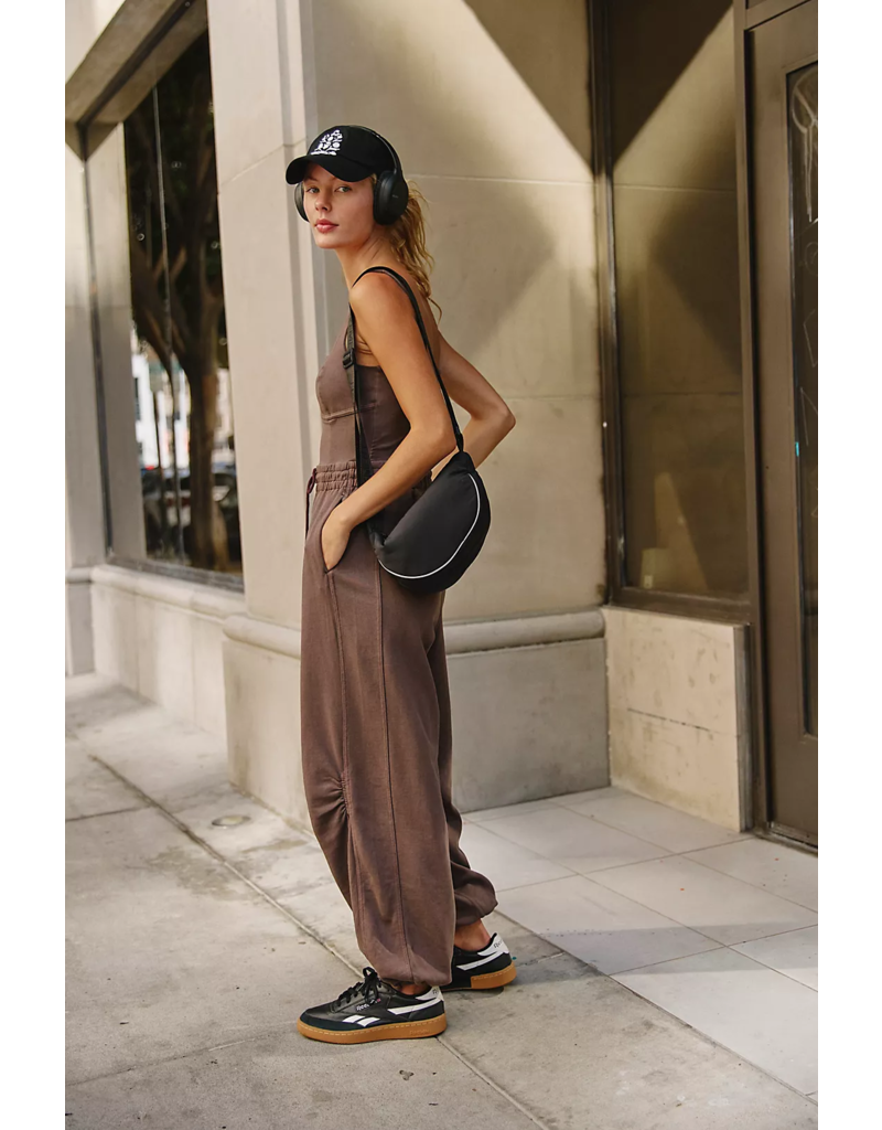 FREE PEOPLE MOVEMENT Inbound Onesie in Dark Espresso