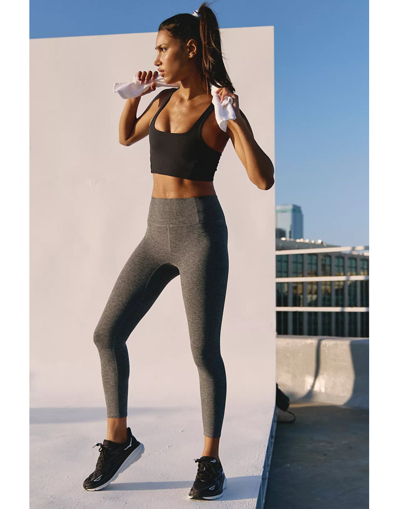 FREE PEOPLE MOVEMENT Never Better Heather Leggings in Black Heather