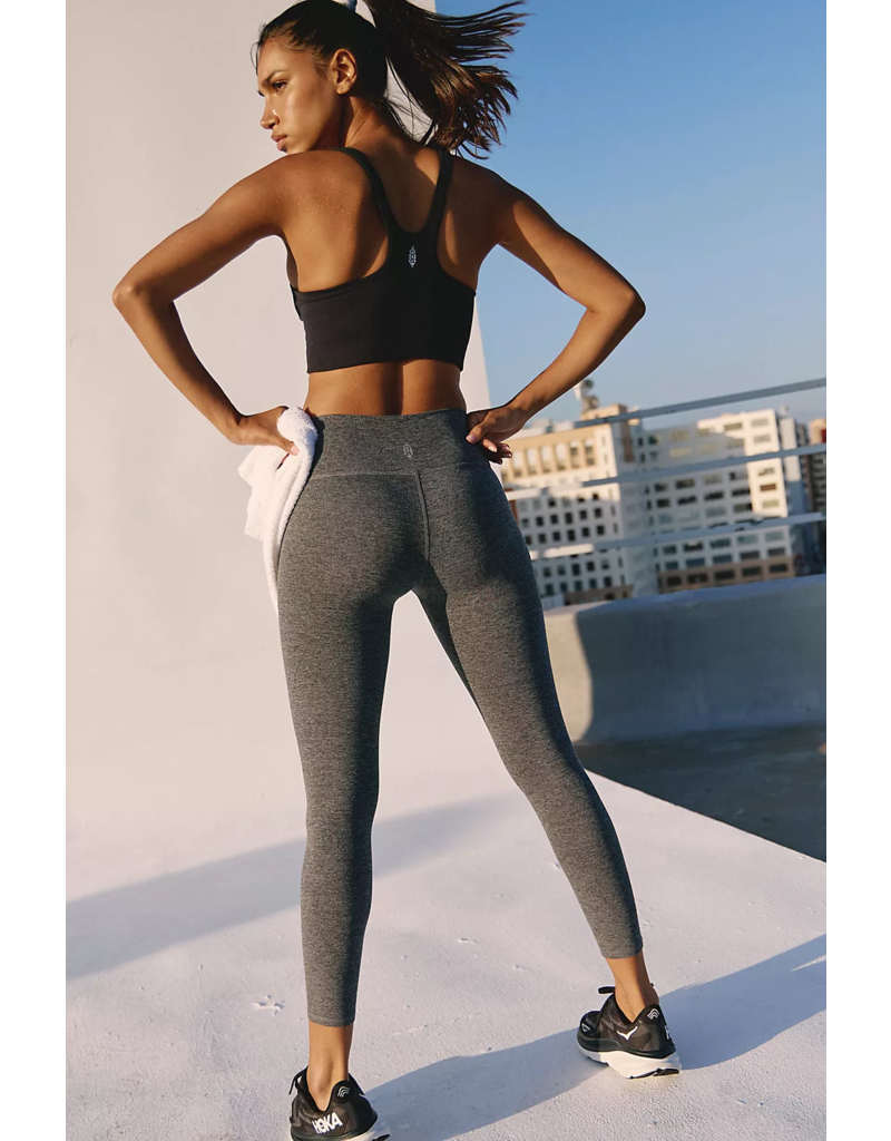 FREE PEOPLE MOVEMENT Never Better Heather Leggings in Black Heather