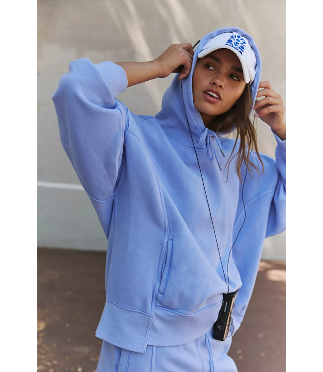 Sprint To The Finish Hoodie in Blueberry