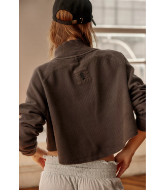 FREE PEOPLE MOVEMENT So Fly Henley Layer in Black